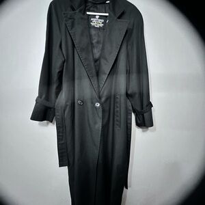 Vintage black Austin Reed trend coat for sale.